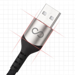 PROCO 3A Max Aluminium Stoff Datenkabel für Typ-C