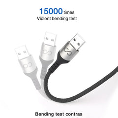 PROCO 3A Max Aluminium Stoff Datenkabel für Typ-C