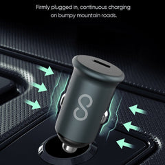 PROCO Metall 38W USB-C / USB A KFZ Adapter