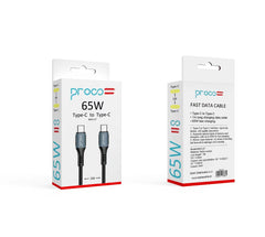 PROCO 65W Type-C to Type-C Ladekabel