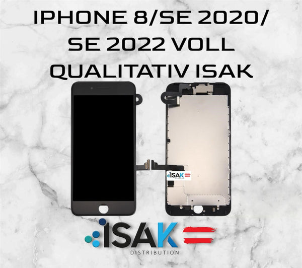 Iphone 8/SE 2020/SE 2022 QUALITATIV ISAK Voll HQ Display