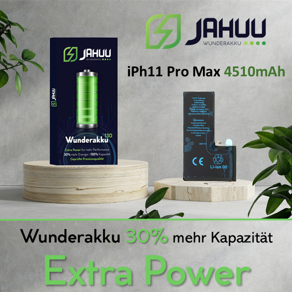 JAHUU Wunderakku für Iphone 11 Pro Max (4510mAh)
