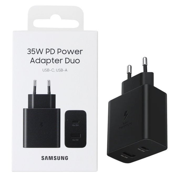 Samsung 35 Watts DUO Blíster USB C / USB A