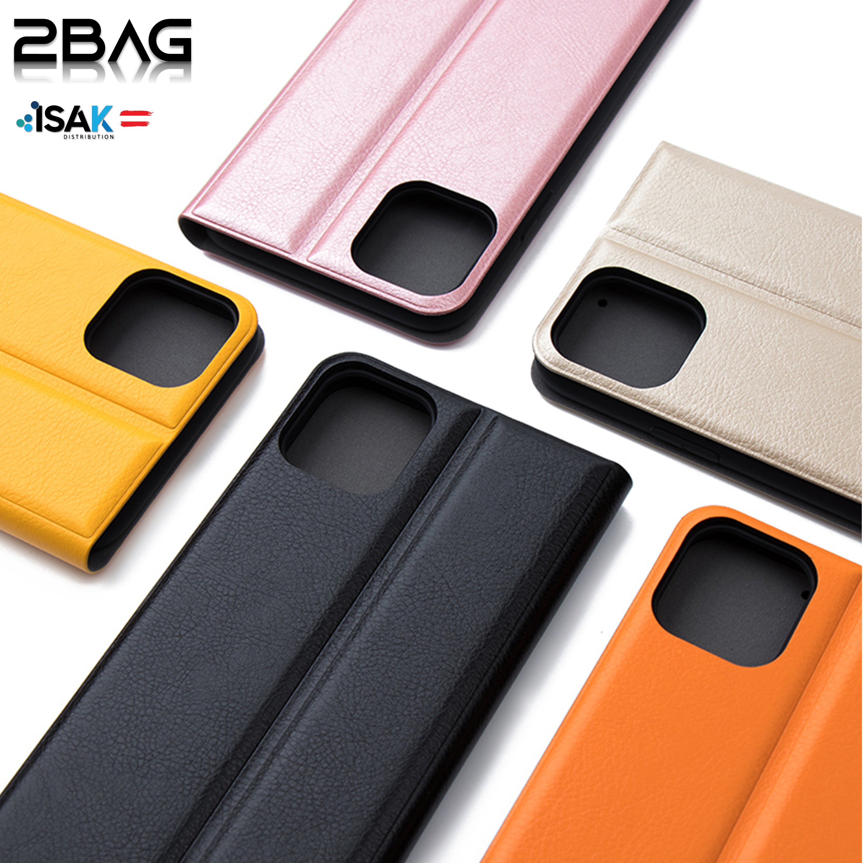 2BAG Flip Case mit Magnet für SAMSUNG