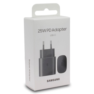 Samsung 25 Watt Schnellladegerät Schwarz
